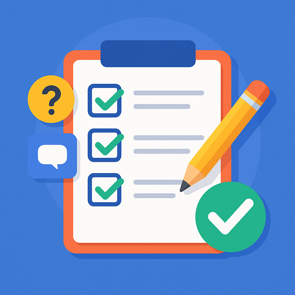 Checklist: Roteiro de teste de usabilidade