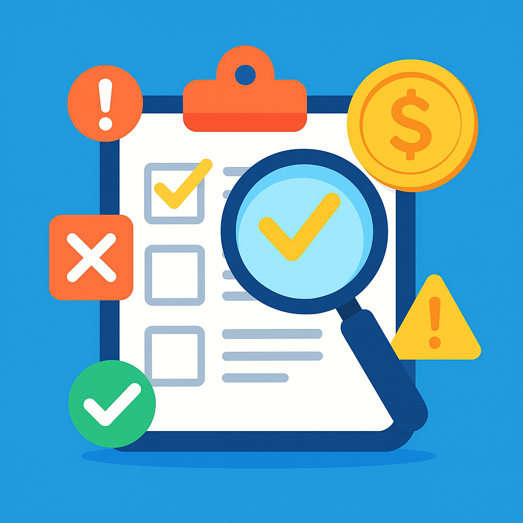 Checklist: Auditor de qualidade de dado — com foco em custo