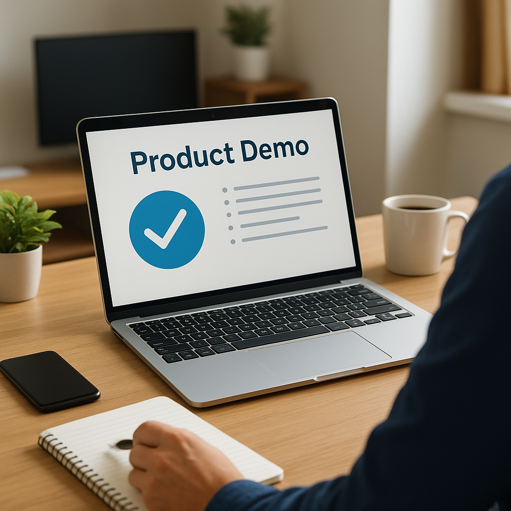 Plano: Roteiro de demonstração de produto
