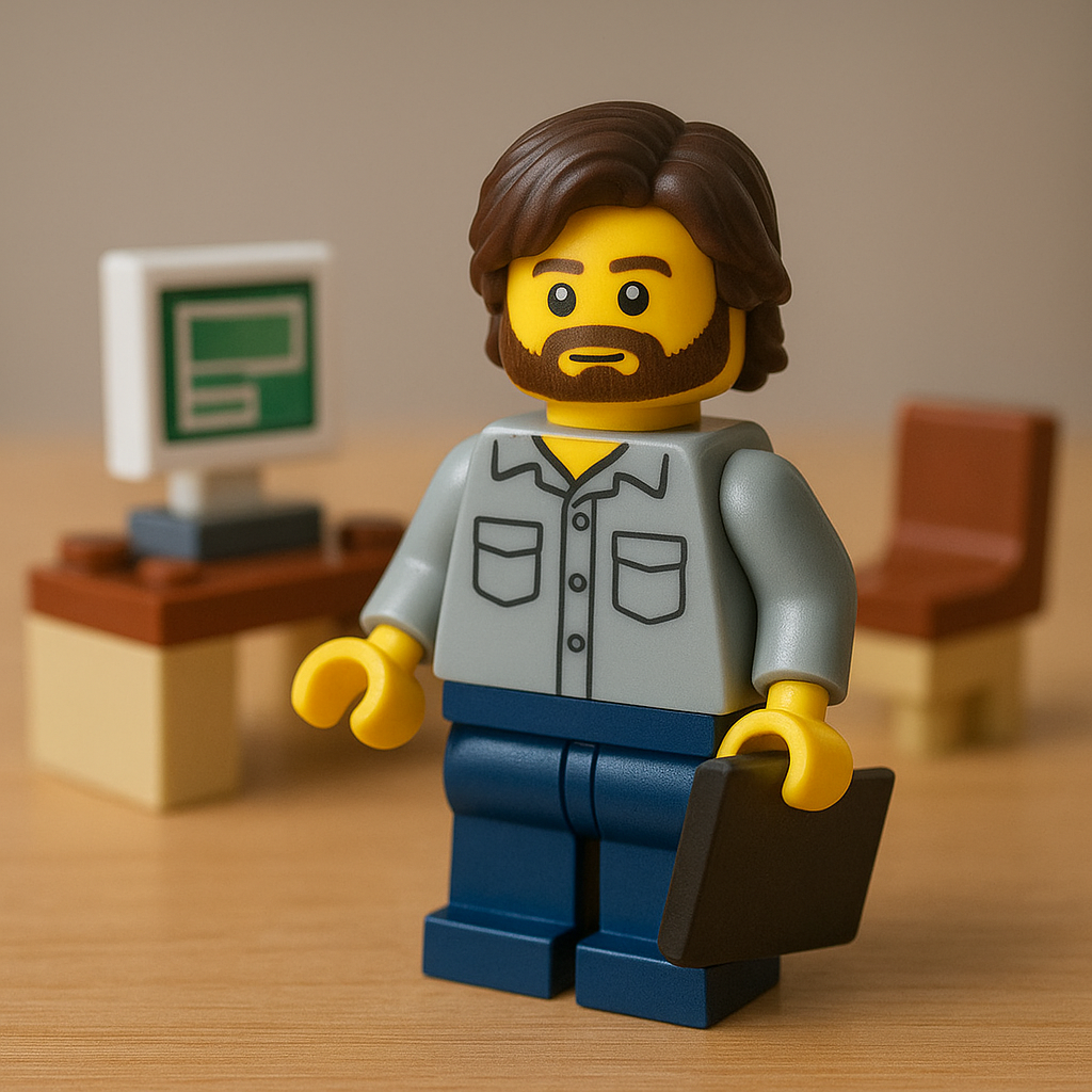 Boneco de Lego personalizado