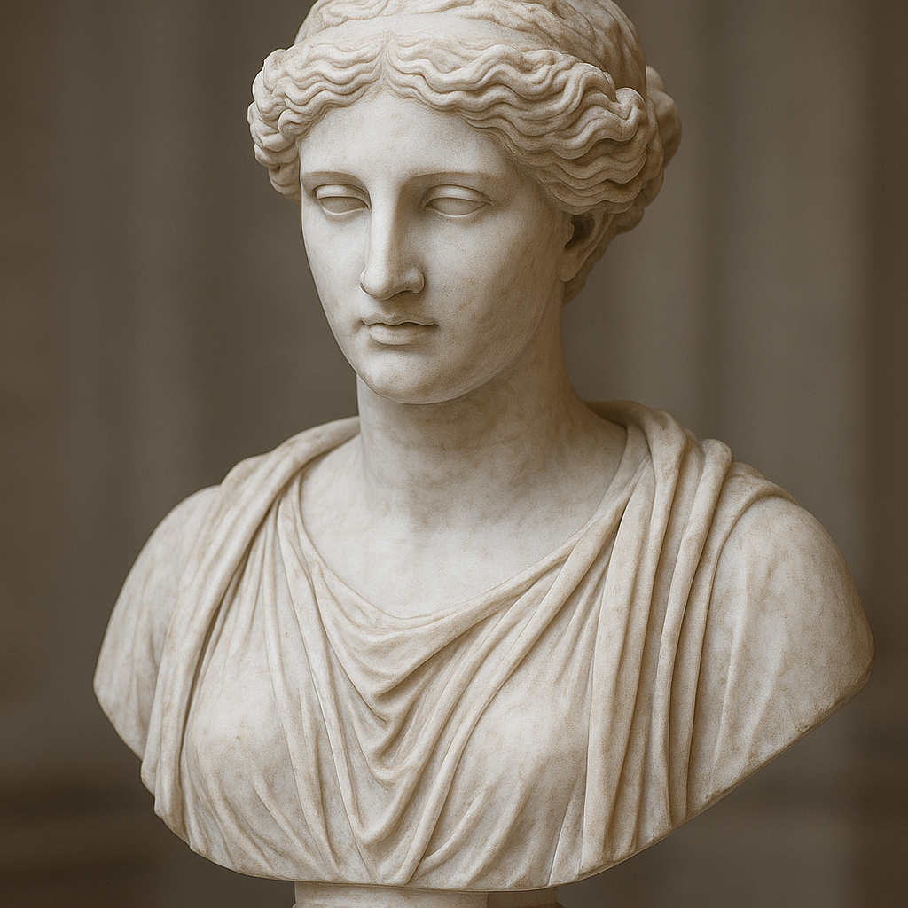 Escultura de mármore clássica