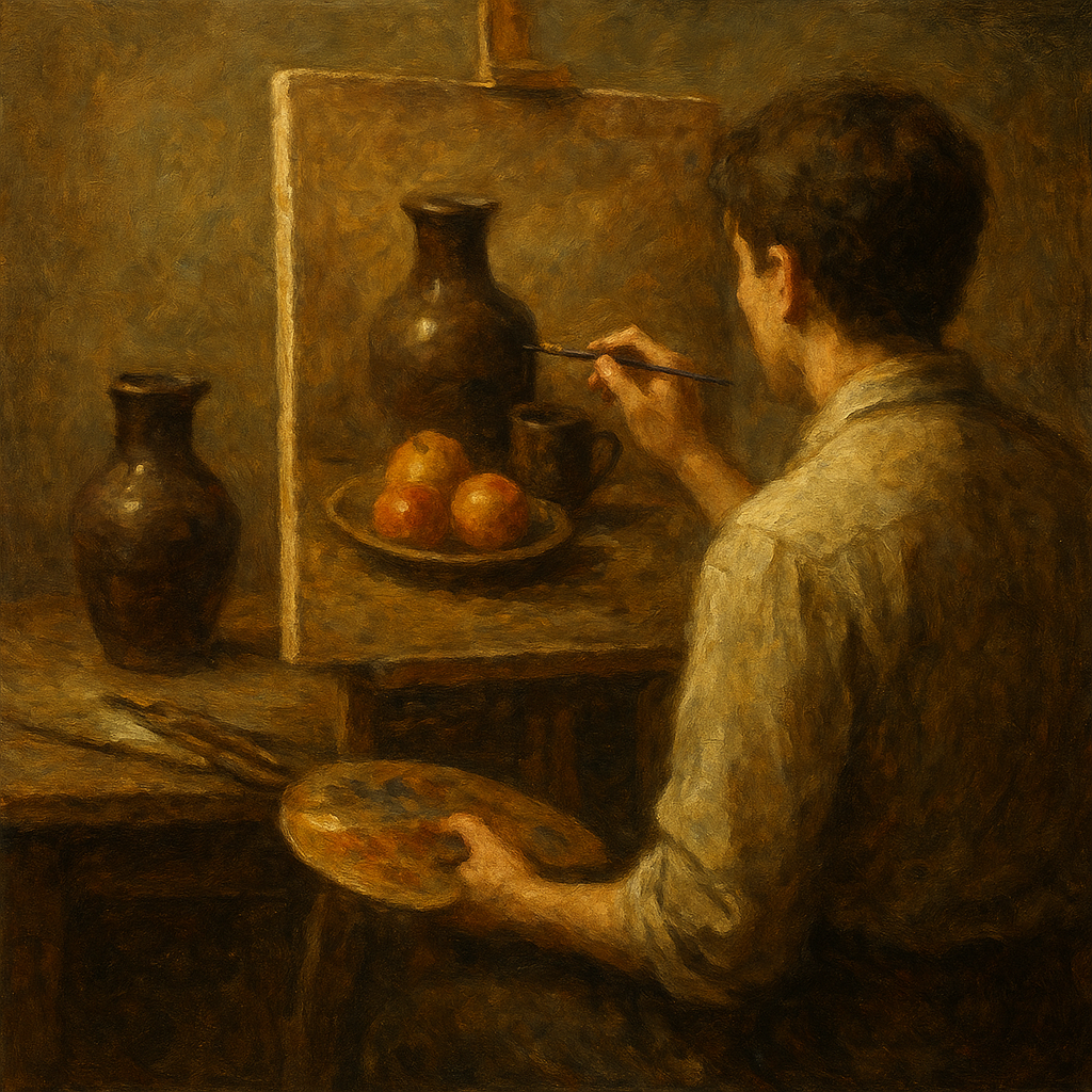 Transformação em pintura a óleo clássica