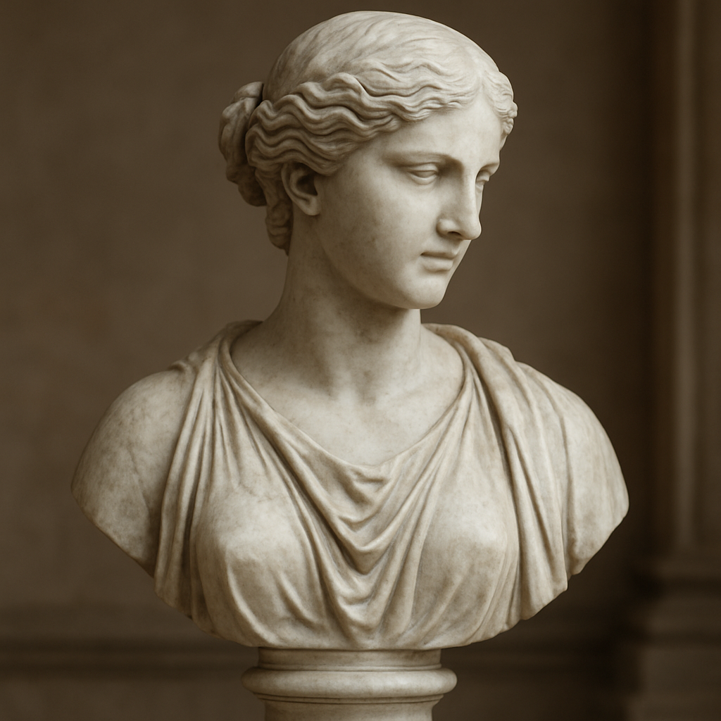 Escultura de mármore clássica