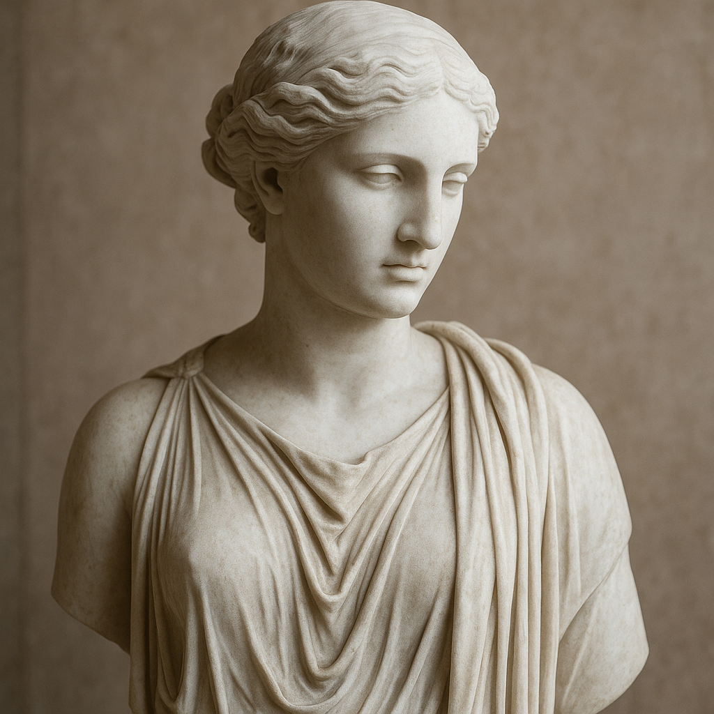 Escultura de mármore clássica