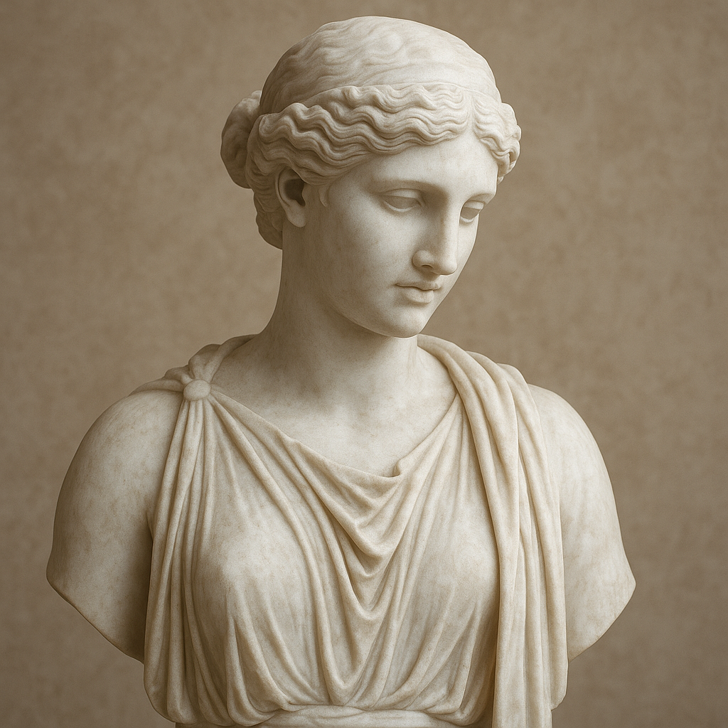 Escultura de mármore clássica
