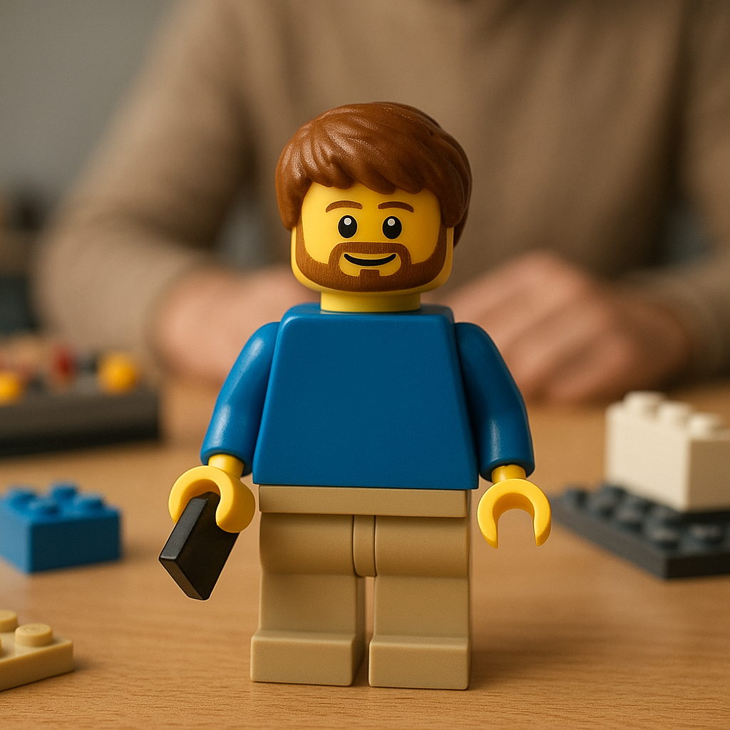 Boneco de Lego personalizado