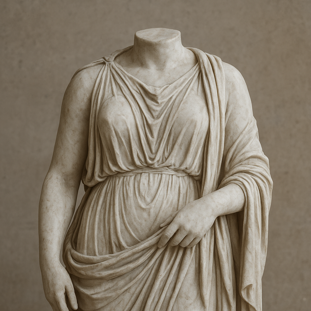 Escultura de mármore clássica