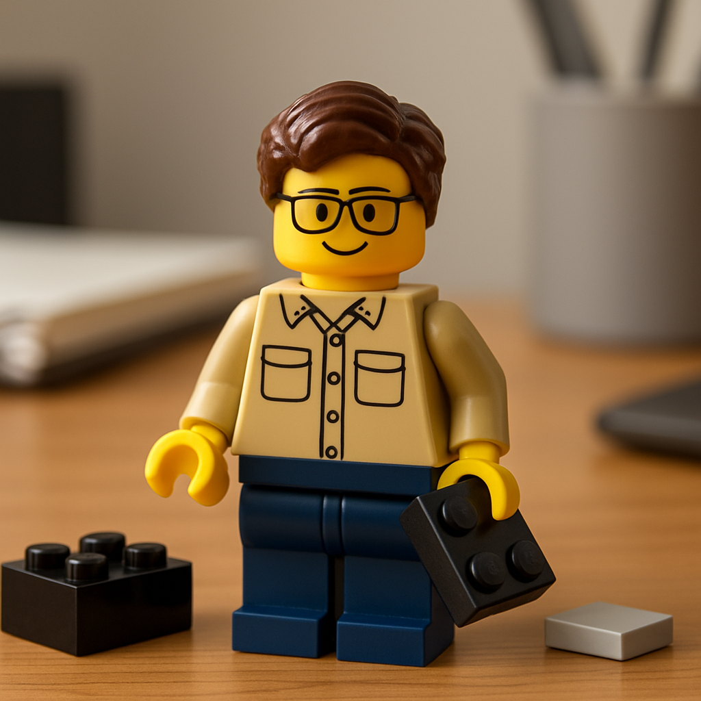 Boneco de Lego personalizado