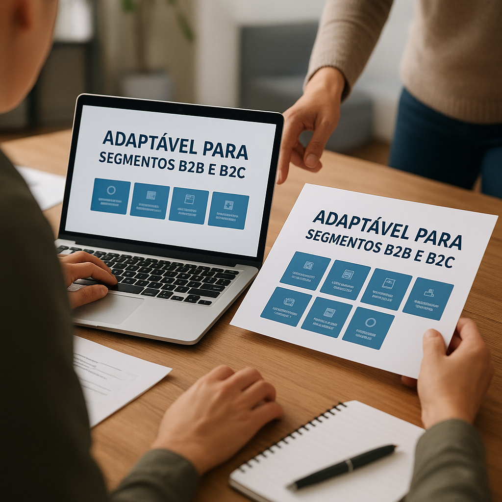 Deck de Vendas Adaptável para Segmentos B2B e B2C