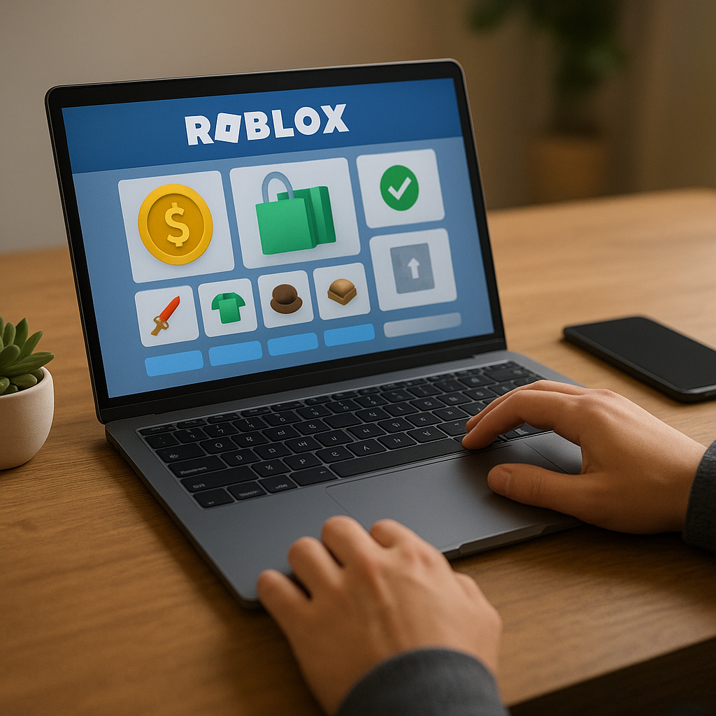Loja Roblox Segura com Moeda, Estoque e Validação Server-Side